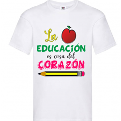 Camiseta profe manzana