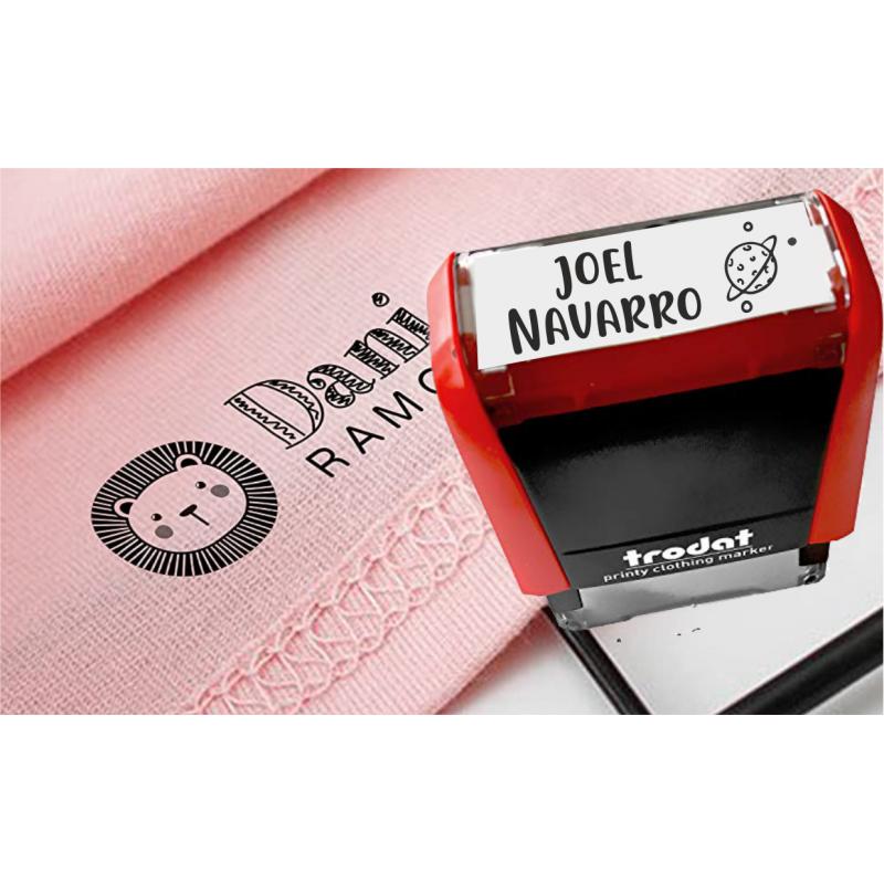 Sello Personalizado Para Marcar Ropa Autoentintable - Agrega Tu Nombre Cinta  Termoadhesiva de Regalo (Corazones) : : Oficina y papelería