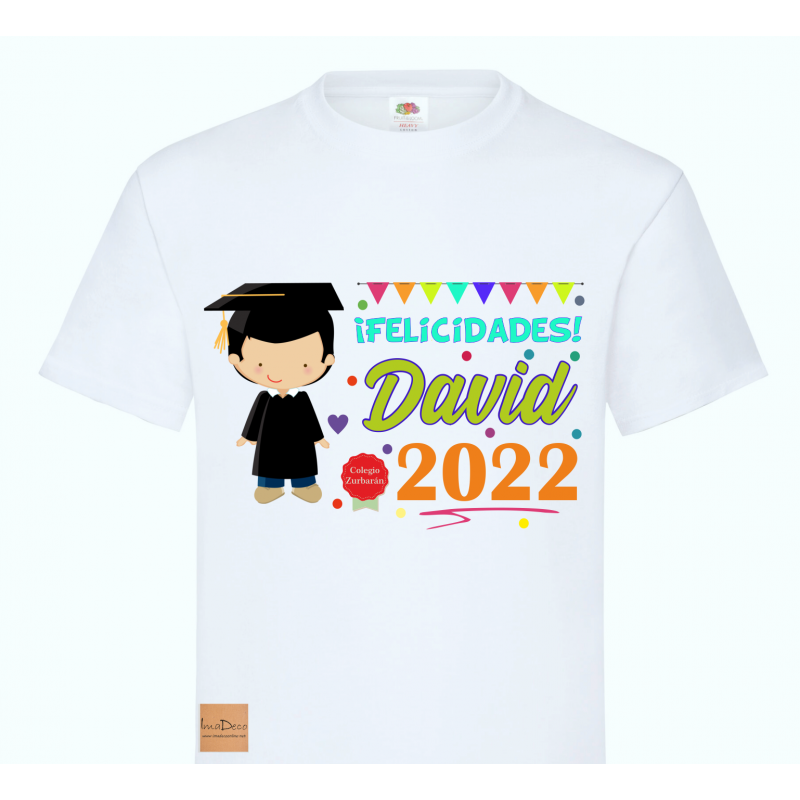 Camiseta graduación personalizada